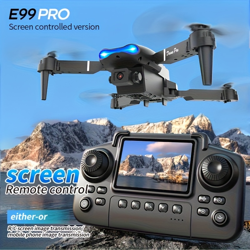 Drone Kit Octocopter - E99 PRO MAX: 듀얼 HD 카메라,