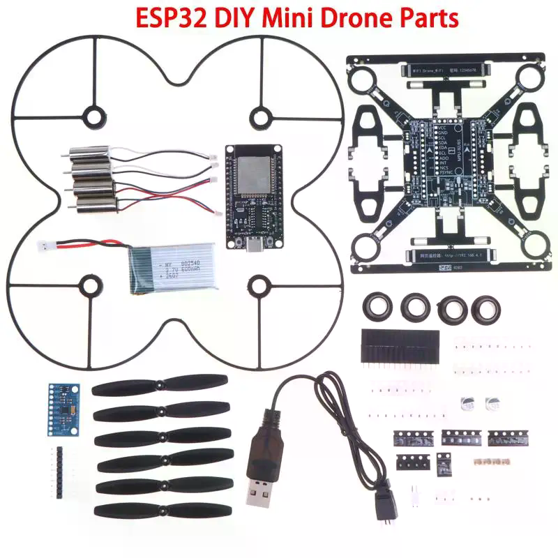 Drone Kit Octocopter - ESP32 오픈소스 미니 드론 키트, STEM