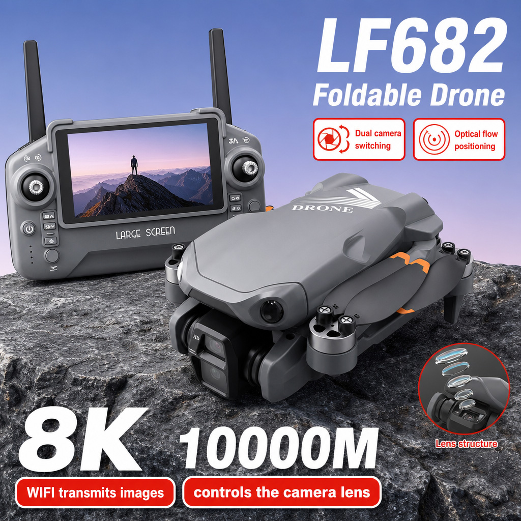 항공 사진 촬영 LF682 드론 8K HD 듀얼 카메라 - Dji Drone Mini 4 Pro 리뷰 및 가격